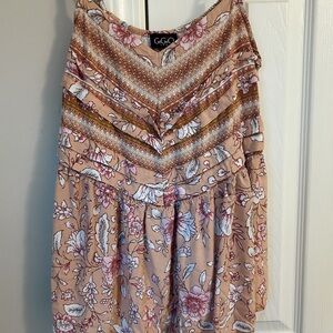 Giorgio Armani Women's Floral Camisole - Pink and Cream